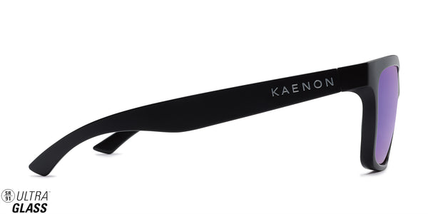 Kaenon Clarke Unisex Polarized Sunglasses (Matte Black Glacier, Ultra Black  Mirror)並行輸入