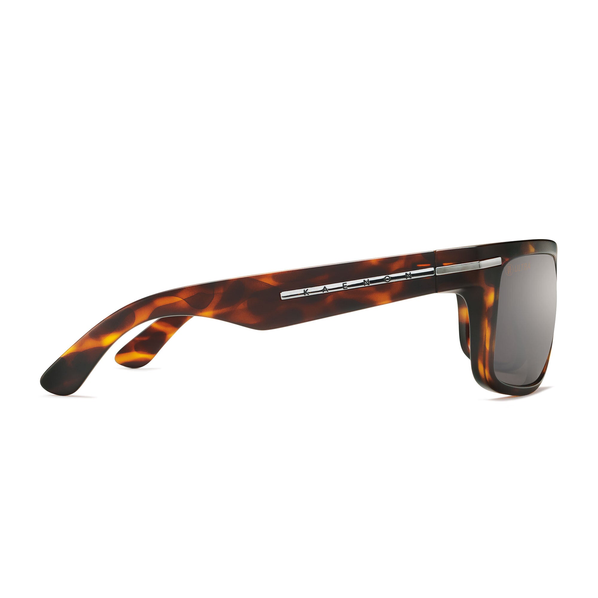 ケノン　KAENON ver.8.4 Burnet Polarized Sunglasses - Matte Tortoise / Ultra Black Mirror
