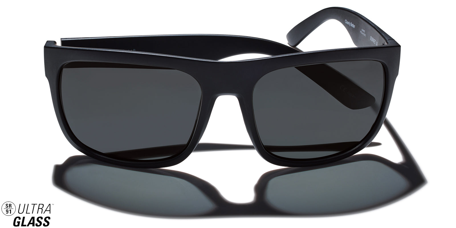 Kaenon Burnet XL Ultra Glass Sunglasses Size 59 Matte Black Grey