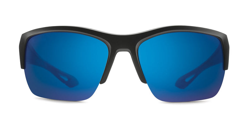 CALCUTTA PROWLER BLACK FRAME BLUE MIRROR POLARIZED LENS SUNGLASSES in 2024  | Stylish sunglasses, Blue mirrors, Black frame