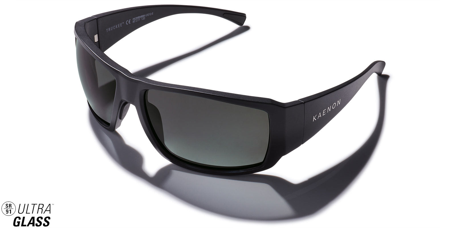 Kaenon Truckee Ultra Glass Sunglasses Size 63 Matte Black Ultra Grey 12