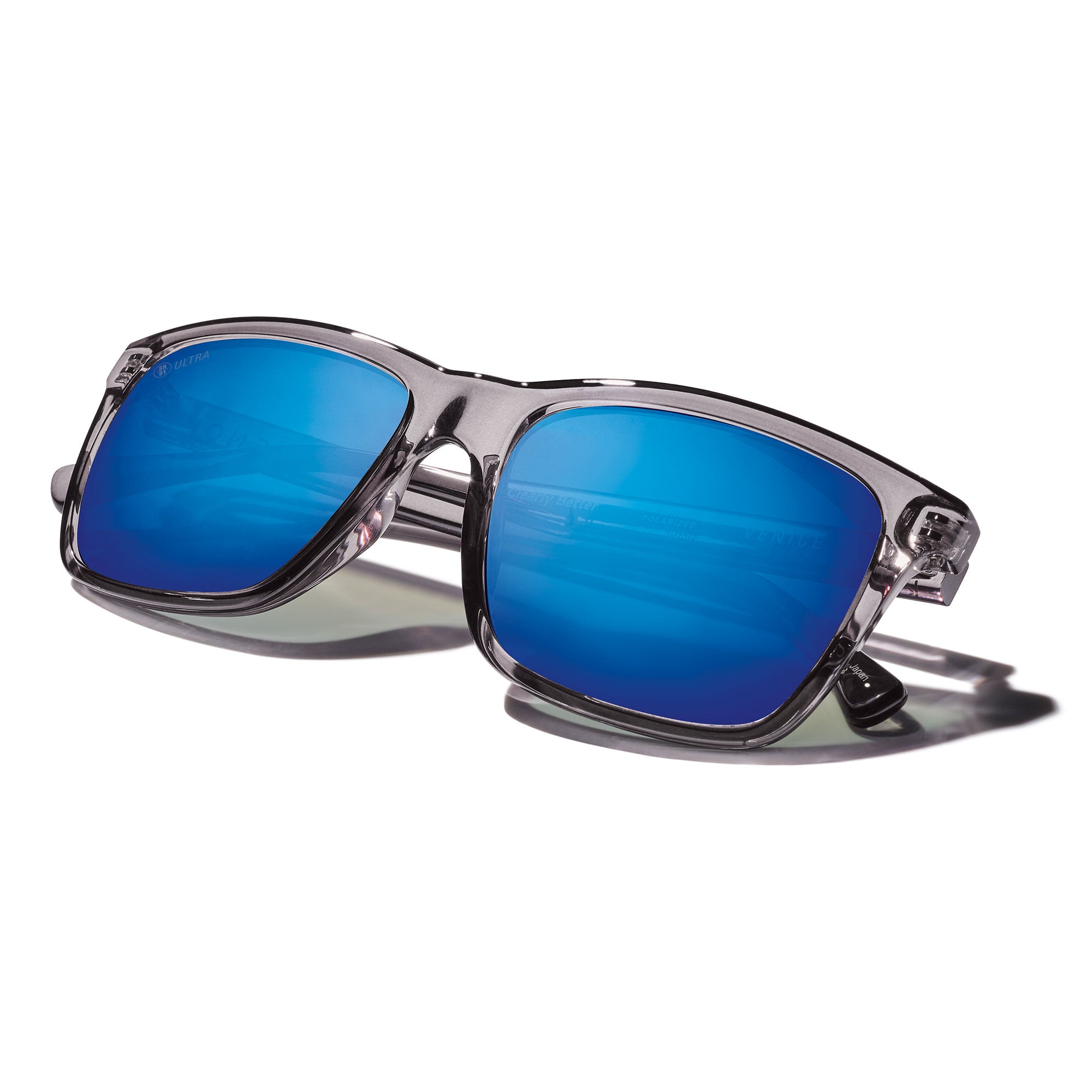 Venice Polarized Sunglasses - Storm / ULTRA Pacific Blue Mirror
