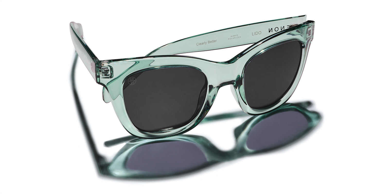 Kaenon Lido Sunglasses Size 56 Sea Glass Green Grey 12