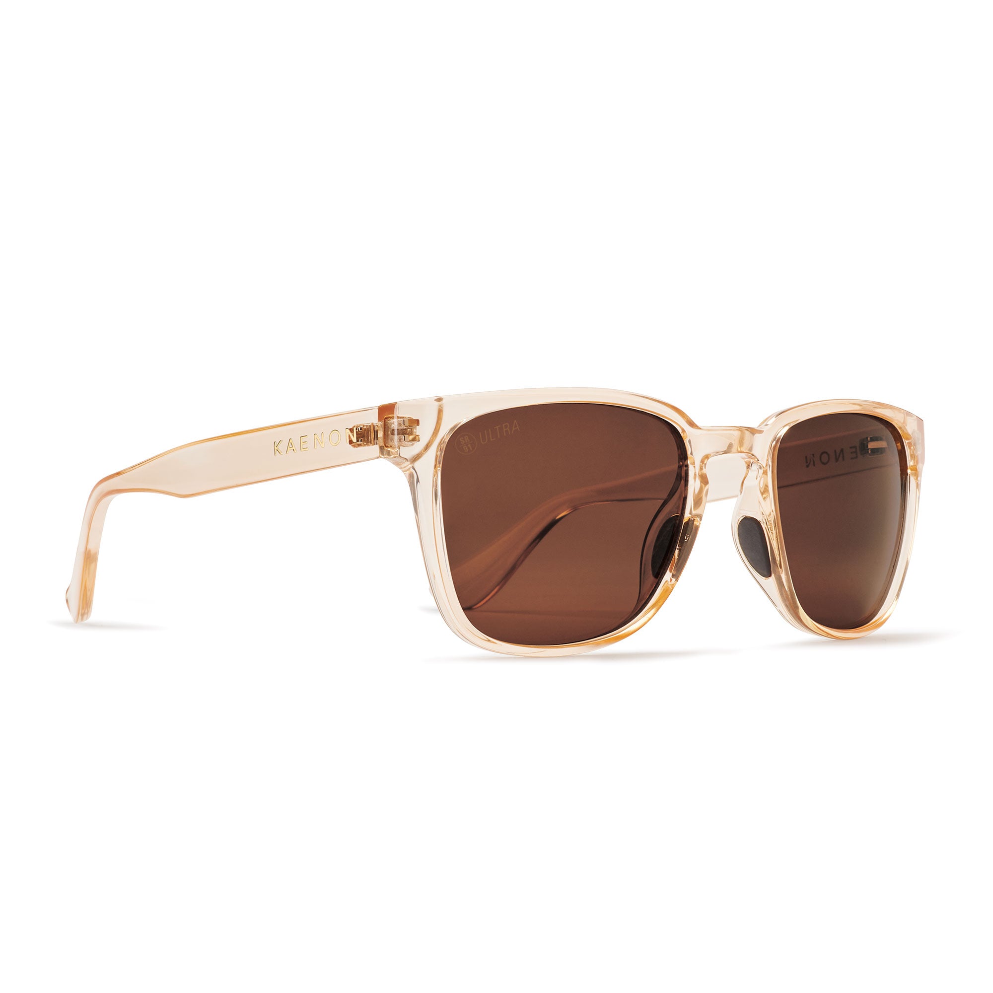 Avalon Polarized Sunglasses - Champagne / ULTRA Brown 12