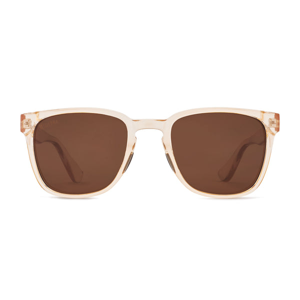 Avalon Polarized Sunglasses - Champagne / ULTRA Brown 12