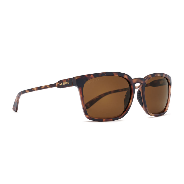 Ojai Polarized Sunglasses - Matte Tortoise / ULTRA Brown 12