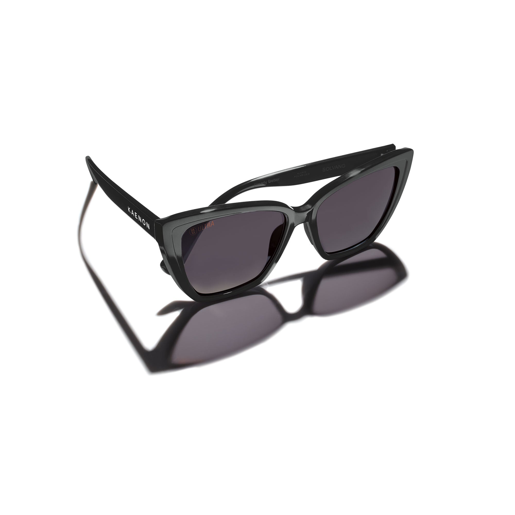 Solvang Polarized Sunglasses - Gloss Black / ULTRA Grey 12 – Kaenon