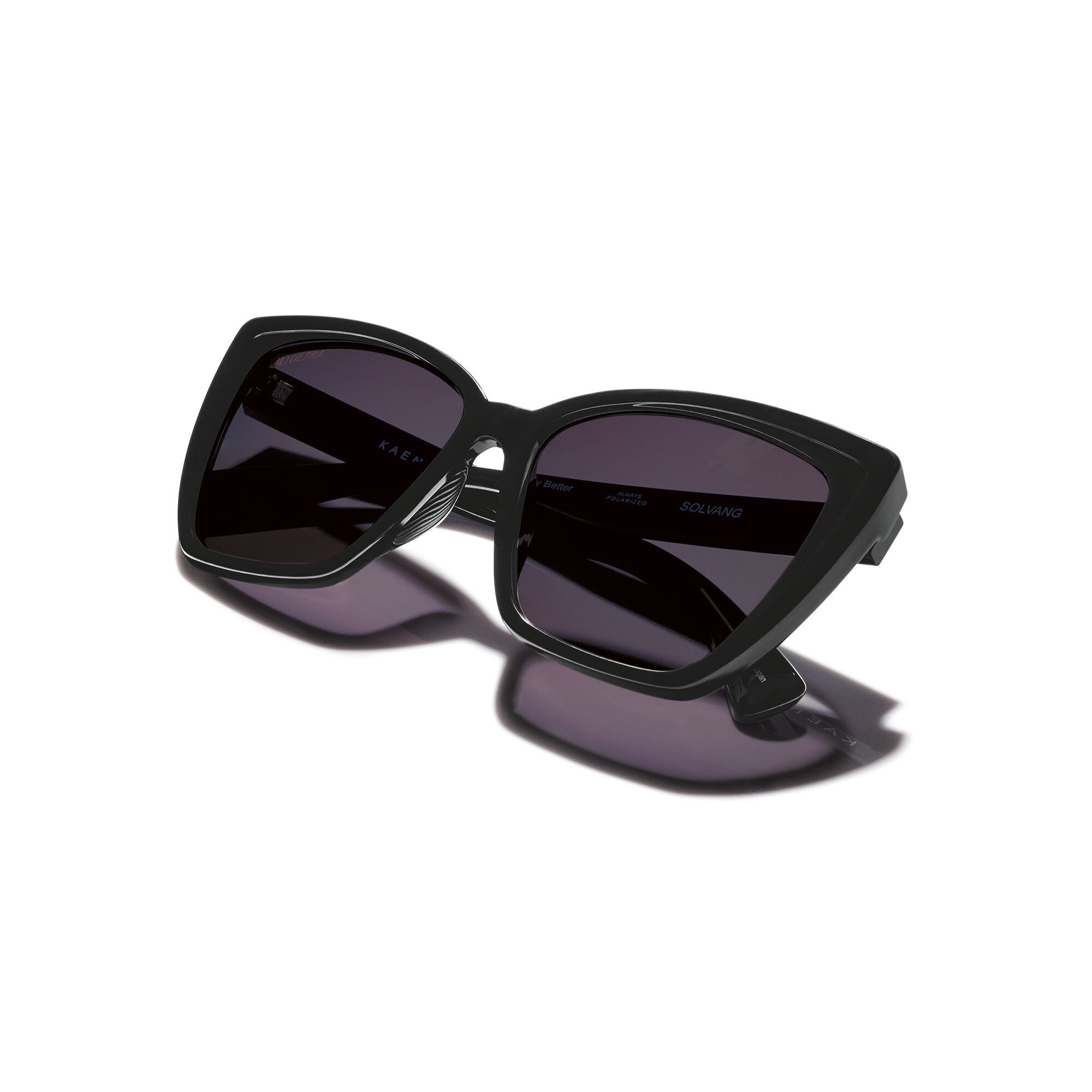 Solvang Polarized Sunglasses - Gloss Black / ULTRA Grey 12 – Kaenon