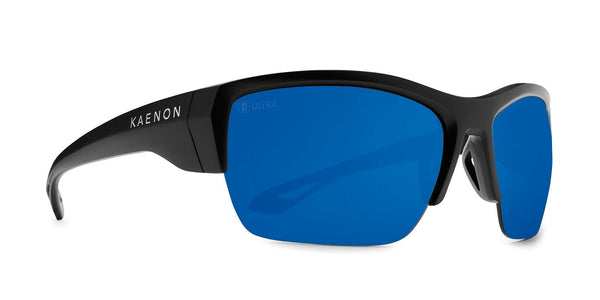 Arcata SR Polarized Sunglasses - Matte Black / Ultra Grey 12 Pacific Blue Mirror