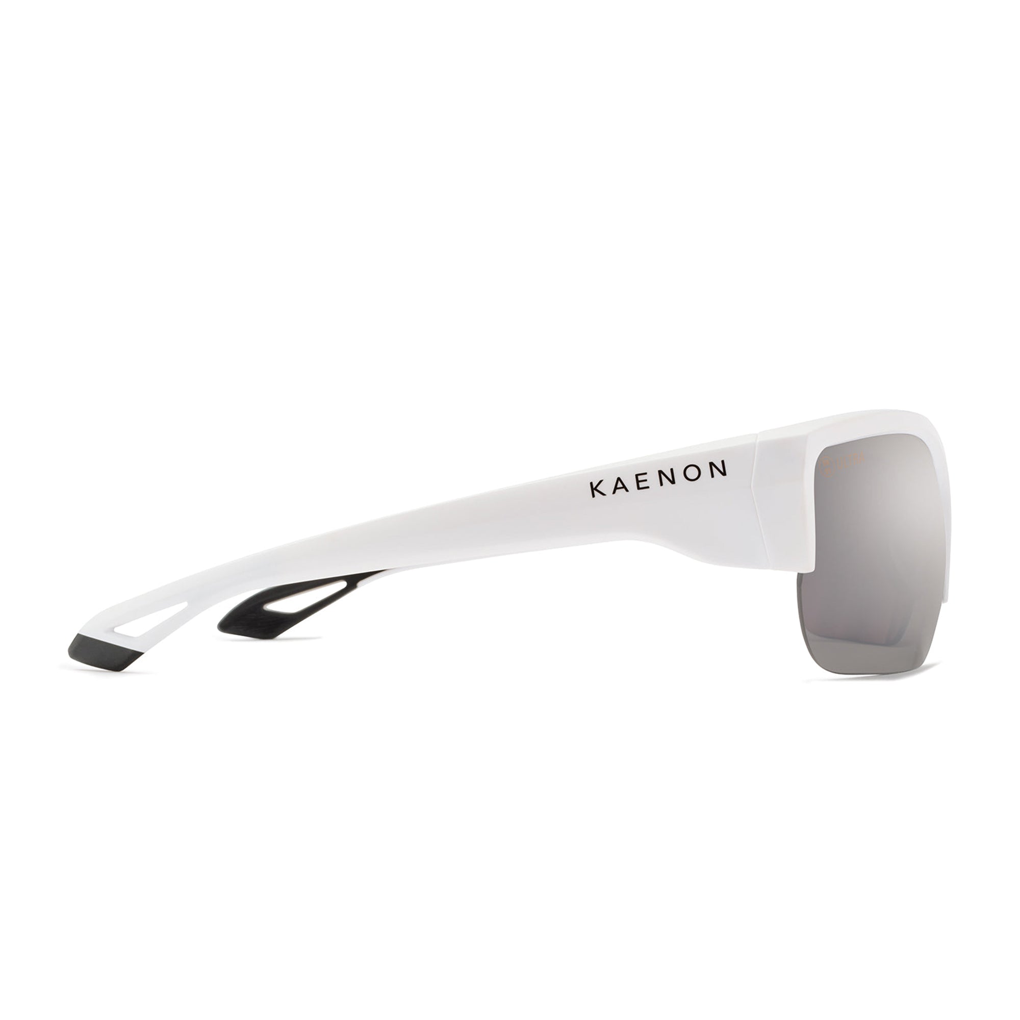 Arcata SR Polarized Sunglasses - Matte White / Ultra Black – Kaenon