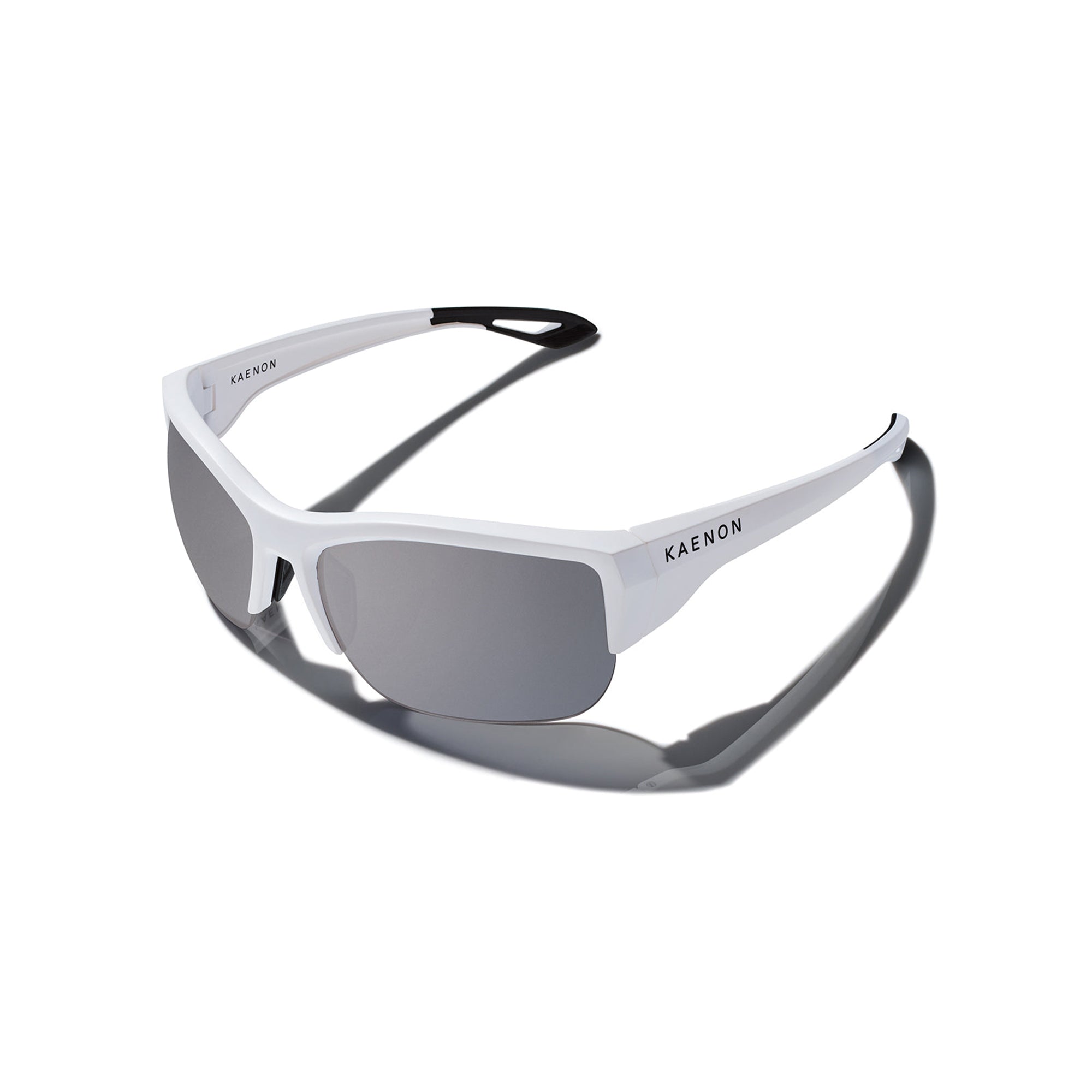 カナゲ Arcata SR Polarized Sunglasses - Matte White / Ultra Black – Kaenon