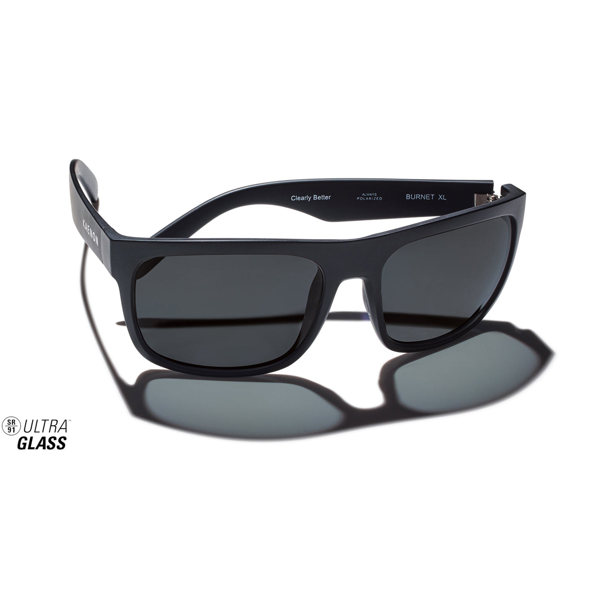 Burnet XL ULTRA Glass Polarized Sunglasses - Matte Black