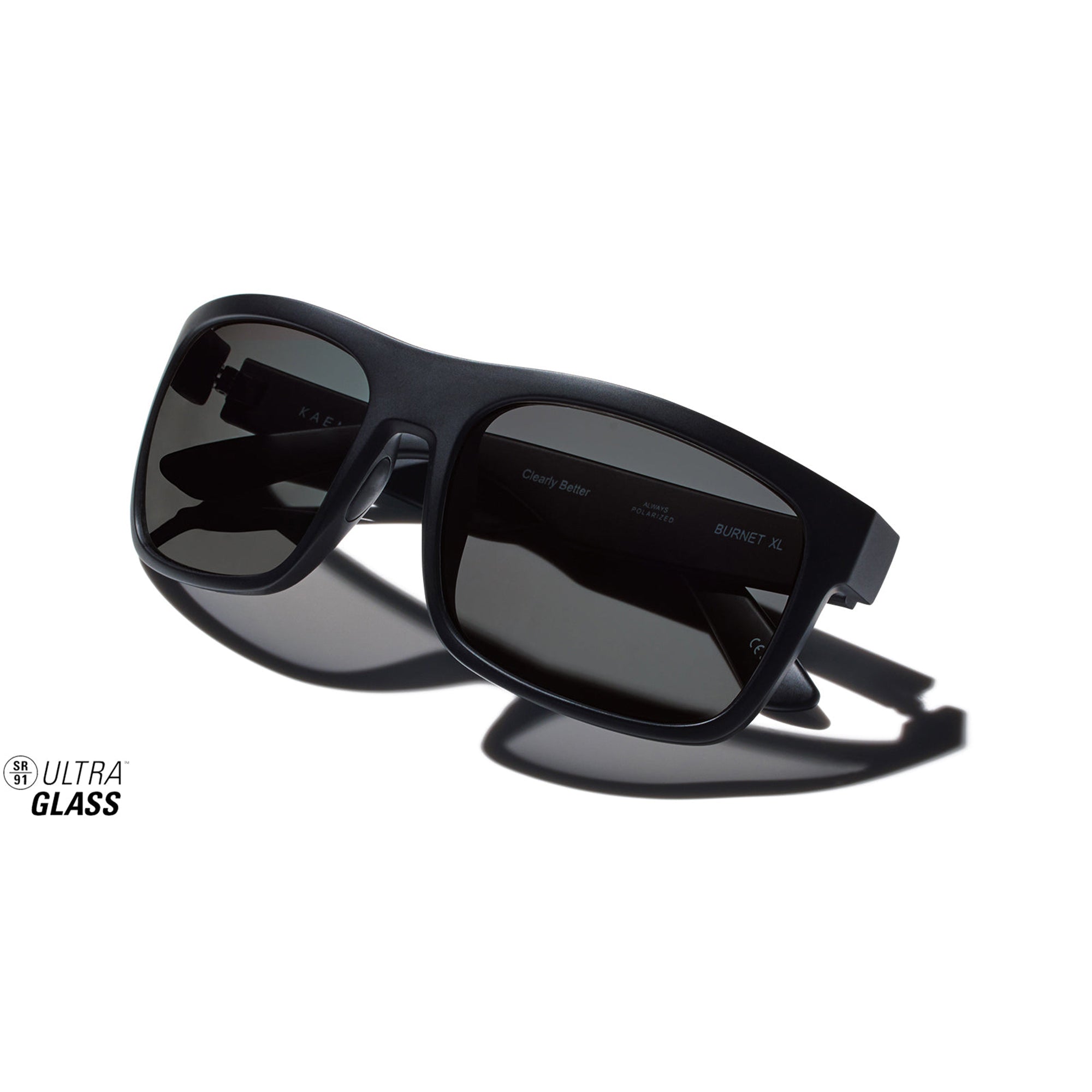 Burnet XL ULTRA Glass Polarized Sunglasses - Matte Black