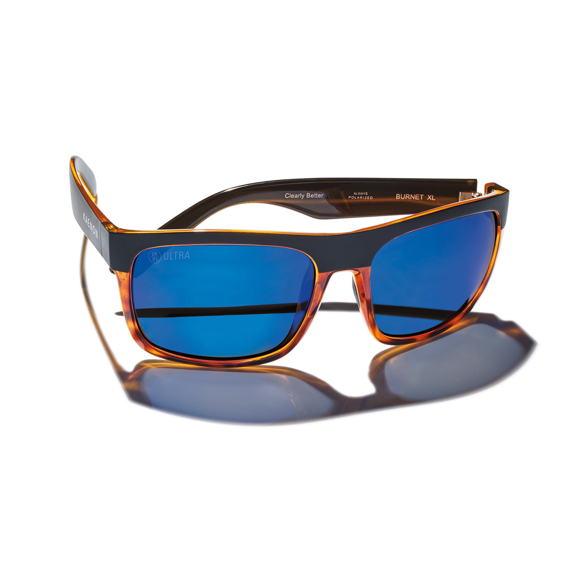 Burnet XL Polarized Sunglasses - Matte Black + Tortoise / Ultra