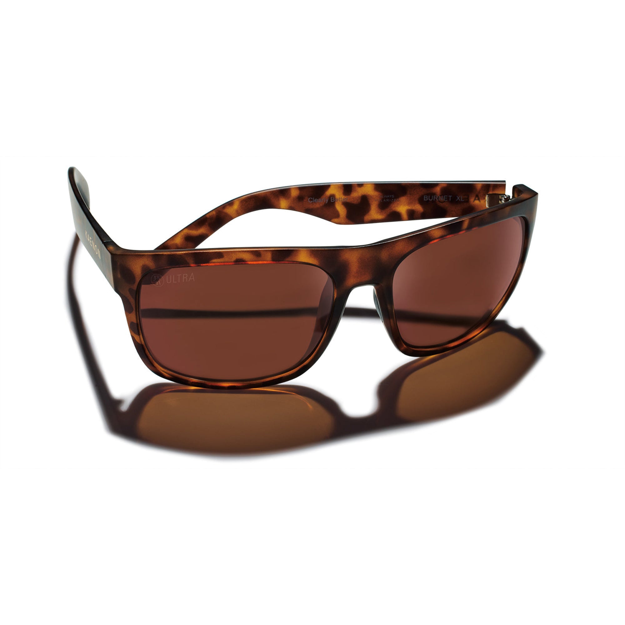 Burnet XL Polarized Sunglasses - Matte Tortoise / Ultra Brown 12