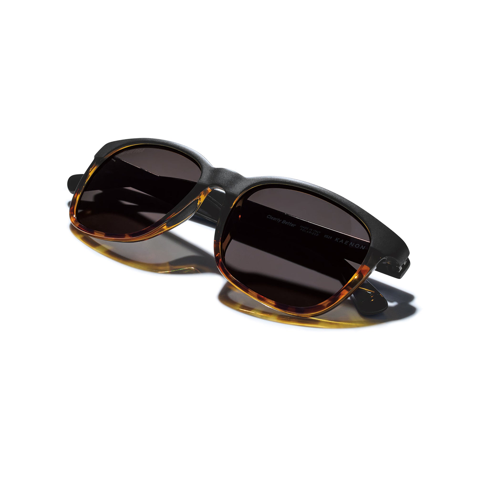 KAENON CALAFIA　ケーノン・カラフィア Calafia Polarized Sunglasses - Matte Black + Tortoise / Ultra Grey