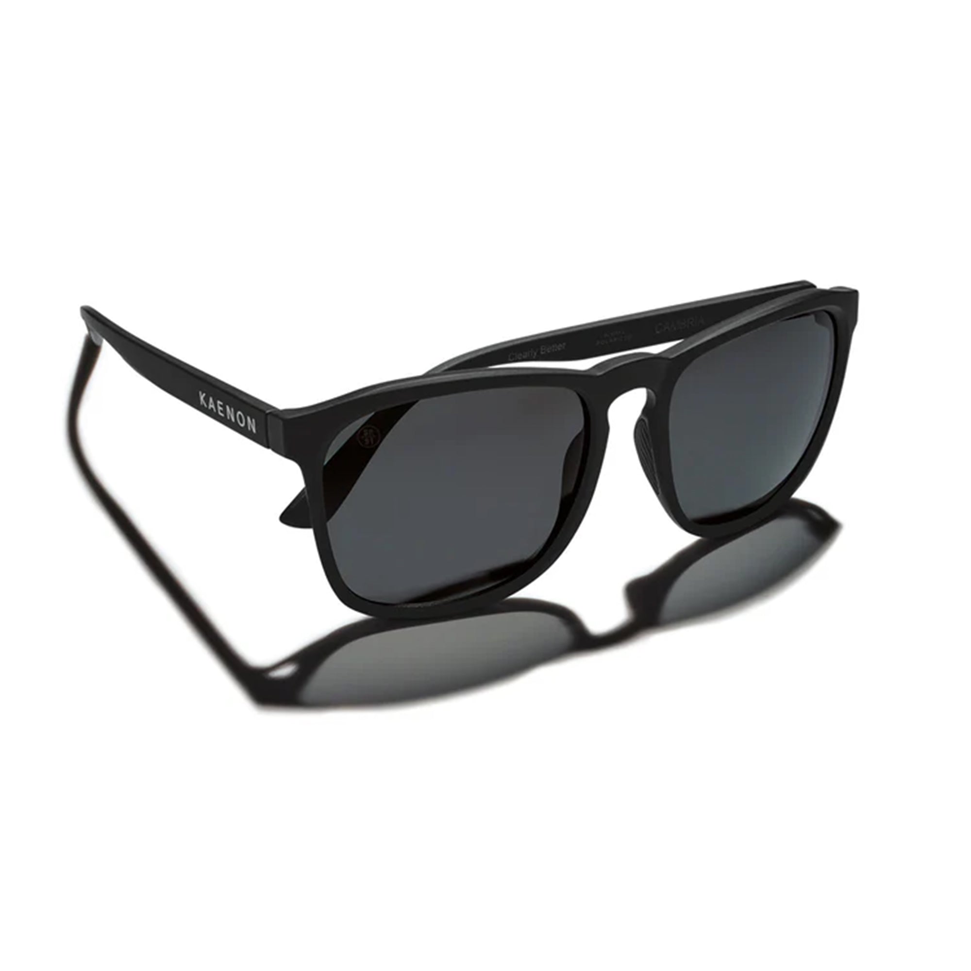 Cambria Polarized Sunglasses - Matte Black / Grey 12 – Kaenon