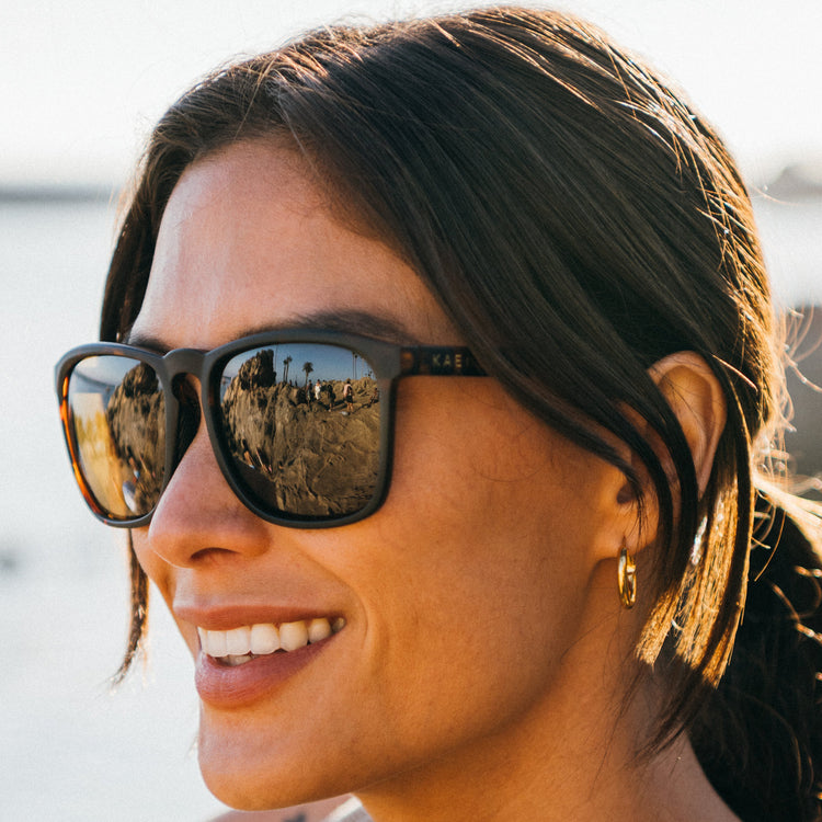 Cambria Polarized Sunglasses Matte Tortoise Brown 12 – Kaenon