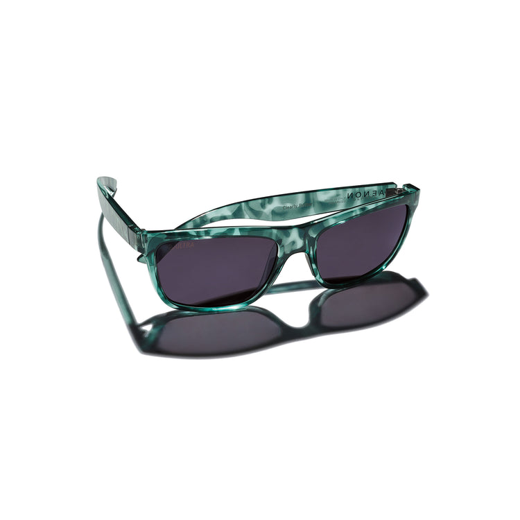 Clarke Polarized Sunglasses Green Tortoise Ultra Grey 12 – Kaenon