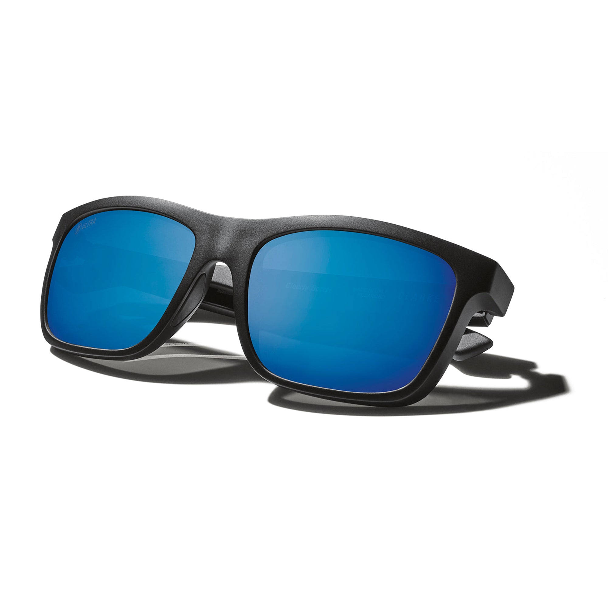 Clarke Polarized Sunglasses - Matte Black / Ultra Grey 12