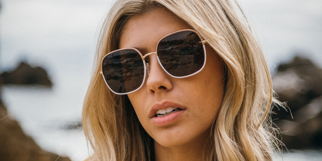 BELLA CHAMPAGNE -Polarised Sunglasses with Gradient Lens