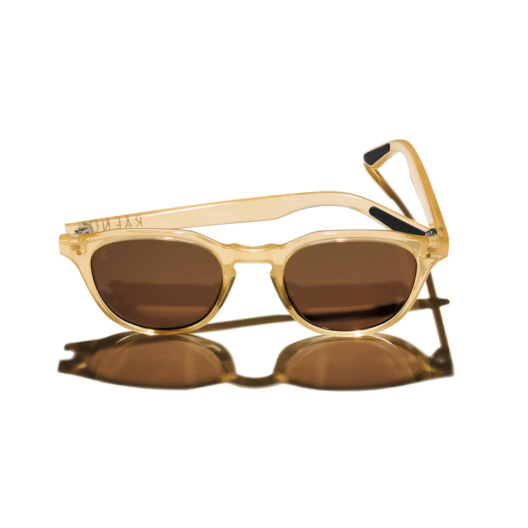 Pacifica Polarized Sunglasses - Ivory / Ultra Brown 12 – Kaenon display picture 1