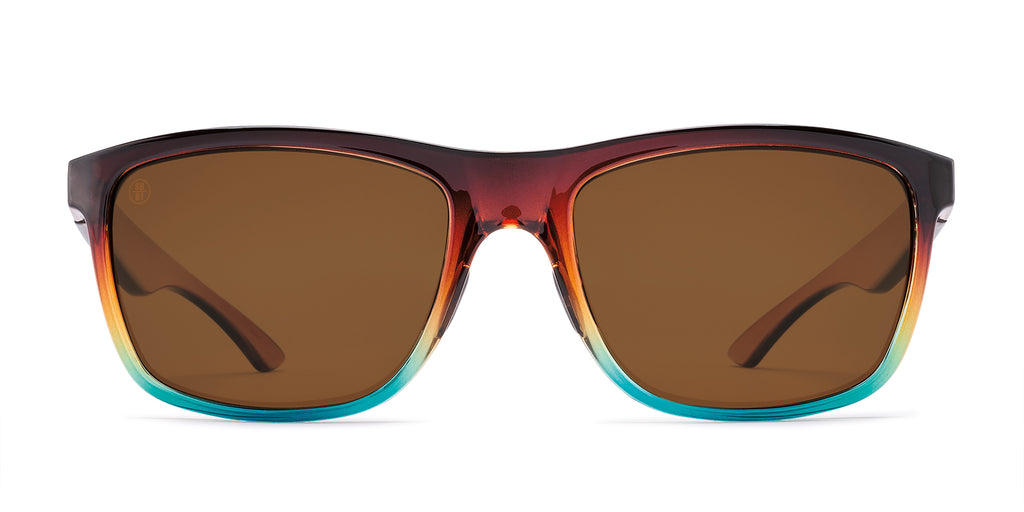 Kaenon Rockaway Polarized Sunglasses in Tobacco Denim / Brown 12